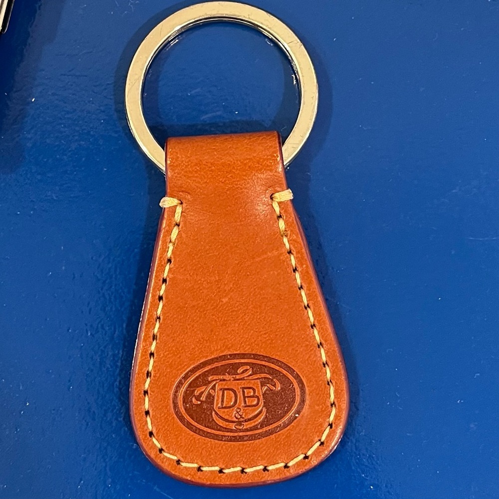 Dooney & Bourke leather keychain
